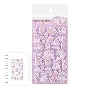 Stickers 3D, Reusable Felt Animal Motifs, Funny Cartoon Stickers for Scrapbooking - for School, Crafts, Scrapbook, Notebook, Diary, School Children, Children's Birthday Parties