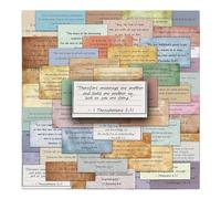 STICKERS - 5.5-8.5cm Waterproof PVC Decals - Vicristian Motivational Stickers, Jesus Verse, Set of 50 | Religious Faith Stickers for Kids, Diaries, Diaries, Bottles of a