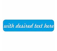 Stickers - Adhesive labels - Design square - with desired text - image - logo - personalized - name stickers - customized for company logos - school - Children - kindergarten