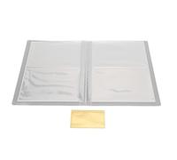 Stickers Book Transparent Large Capacity Nail Stickers Storage Book with Label Sticker for Nail Decals Photos Organizing