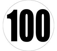 Stickers Cars, Trucks Speed limit restriction 100 km/h panel