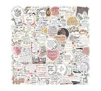 Stickers Christian | Waterproof Computer Stickers | Inspiring Christian Stickers for Water Bottles, Laptops, Phone Cases, Set of 100 Scrapbooks Decals