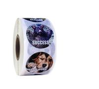 Stickers Classroom Rewards - 500PCS Animal Roll, Kids Inspirational Affirmation Decals, Encourage 1 Inch Cartoon Teacher Supplies for Elementary School, Meme Toys | for Student Notebook Rewards