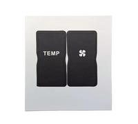 Stickers Compatible with Porsche for 911 2004 2007 Car Air Conditioner Climate AC Switch Button Repair Kit Decal Sticker Fix Faded Ugly