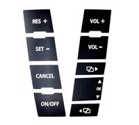 Stickers Compatible with VW for Touareg 2004 2005 2006 2007 2008 2009 Car Center Console Steering Wheel Button Repair Sticker Decal Fix Faded Ugly
