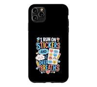 Stickers Deep Breaths Self Care Case for iPhone 11 Pro Max