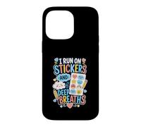 Stickers Deep Breaths Self Care Case for iPhone 14 Pro Max
