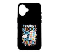 Stickers Deep Breaths Self Care Case for iPhone 16