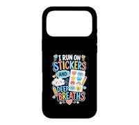 Stickers Deep Breaths Self Care Case for iPhone 17 Pro Max