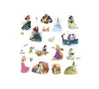 Stickers - Disney - Princesses - 22 Repositionable Stickers - Multicolor - Vinyl