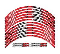 Stickers for BMW S1000XR Motorcycle Wheel Hub Waterproof High Reflective Rim Stickers Front and Rear Decal Decoration(Color3)