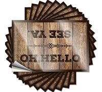 Stickers for Car Hey There Funny Sticker 10 Pcs Tool Box Stickers Car Stickers and Decals(6X9CM)