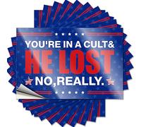 Stickers for Car You're in A Cult and He Lost No Really Funny Sticker 10 Pcs Car Stickers and Decals Car Decals(12X18CM)