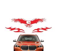 Stickers for Cars - Decorative Sticker with Eagle Pattern UV Resistant - Waterproof Eagles Sticker, for Hood Truck Vehicles and DIY Model Making