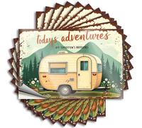 Stickers for Cars Today's Adventures Shape Tomorrow's Memories Sticker 10Pcs Car Window Stickers Sticker for Cars(12X18CM)