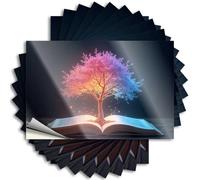 Stickers for Cars Tree of Knowledge: Illuminating The Pages Stickers 10Pcs Garage Decor for Men Funny Car Decals(6X9CM)