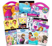 Stickers for Girls Toddlers Kids Ultimate Set ~ Bundle Includes 12 Sticker Packs with Over 1800 Stickers Featuring Disney Frozen, Paw Patrol, Trolls,