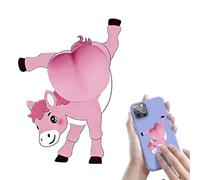 Stickers for Kids - Cartoon Stickers | 3D Horse Piston Adhesive Decorations, Cute Animal Craft Materials for Water Bottle Journaling, Classroom School Stationery, Small Toy