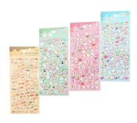 Stickers for - Reusable 3D Cartoon Toys - Decorative Stickers Rabbit Bubble Toys | for Classroom Journal Album Pencil Case Tablet Laptop Boys Girls