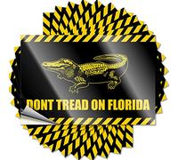 Stickers for Your Car Dont Tread On Florida Funny Sticker 10 Pcs Car Accessories Man Cave Signs for Men(6X9CM)