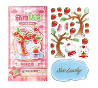 Stickers - Funny Scrapbooking Stickers - 3D Stickers for Children Adults Creative Projects Diary Letters Birthday Reward Headphones Laptop Bottle