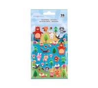 Stickers imaginovo Cute Animals Forest with Relief 190x105mm in Blister.