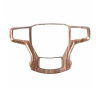 Stickers Inner Car Interior Steering Wheel Decoration Cover For Tahoe 2021 Up For Suburban 2020 For Chevrolet For Silverado 2019 Interior Trim(B wood grain)