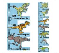 STICKERS MAGIC | Dinosaur Height Chart Wall Sticker, Kids Room Children Nursery Growth Measuring Ruler, 100% REMOVABLE Decal, Perfect Present Birthday Gift for 5 6 7 8 Year Old Boys