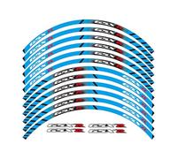 Stickers Motorcycle Reflective Wheel Rim Stripe Sticker Front Rear Full Set Decal for Suzuki GSXR 250 400 600 1000 750 GSXR1000R(Color4)