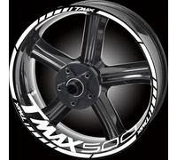 Stickers Motorcycle Wheel Sticker Inner Rim Protection Decal Decorative Film for Tmax 530 500 560 Tmax530 Tmax500(Color10)