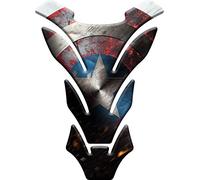 Stickers paraserbatoio Tankpad 3d Effect Resin - adesivi-sticker 3d Compatible 3d Tank Pad, Captain America Shield,
