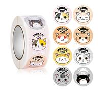 Stickers Roll 500 Pcs/Roll Great for Party Class Rewards Craft Projects Water Bottles Package Animal Stickers for Kids Room Decoration Water Bottles Scrapbooking