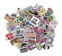 Stickers scrapbooking 80s 90s dance disco stickers aesthetic retro vintage 80s 90s decals for mobile bike skateboard