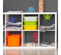 Stickerscape Alien Wall Sticker Pack (Regular Size) | Nursery Wall Stickers, Space Wall Stickers, Nursery Wall Decor, Alien Wall Stickers | Easy to Apply, Cleanly Removable