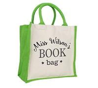 Stickerscape Canvas Book Bag (Green) | Teacher Gift, End of Term Gift | Made in UK, 4 Colours