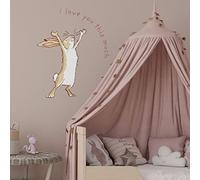 Stickerscape Guess How Much I Love You Wall Stickers (Little Nutbrown Hare - Large) | Nursery Wall Stickers, Woodland Wall Stickers, Nursery Wall Decor| Easy to Apply, Cleanly Removable