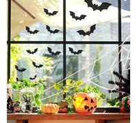 Stickerscape Halloween 28 Bat Window Stickers Halloween Window Decorations Reusable Repositionable Easy To Apply