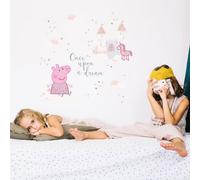 Stickerscape Once Upon A Dream Peppa Pig (Regular Size) Children's Bedroom Playroom Décor Self-Adhesive Removable