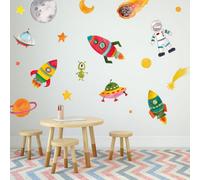 Stickerscape Outer Space Themed Wall Sticker Set