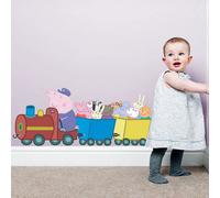 Stickerscape Peppa Pig And Friends Train Wall Sticker (Regular Size) Children's Bedroom Playroom Décor Self-Adhesive Removable