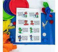 Stickerscape PJ Masks Party Labels (Thank You Labels)| Official PJ Masks Party Labels, PJ Masks Thank You Labels | Labels for Party Bags and Favours