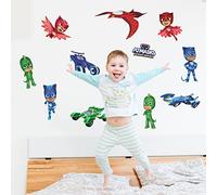 Stickerscape PJ Masks Power Heroes Wall Sticker (Vehicles - Regular Size)| Official PJ Masks Wall Decal, PJ Masks Wall Decor | PJ Masks Bedroom | Easy to Apply, Cleanly Removable