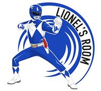 Stickerscape Power Rangers Wall Sticker (Personalised Blue - Large Size)| Official Power Rangers Wall Decal, Power Rangers Wall Decor | Power Rangers Bedroom | Easy to Apply, Cleanly Removable