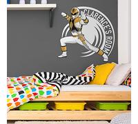Stickerscape Power Rangers Wall Sticker (Personalised White - Large Size)| Official Power Rangers Wall Decal, Power Rangers Wall Decor | Power Rangers Bedroom | Easy to Apply, Cleanly Removable