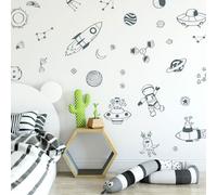 Stickerscape Space Doodles Wall Sticker Pack