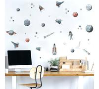 Stickerscape Space Wall Stickers (Exploration) | Wall Decals, Stickers for Walls, Wall Decor | Easy to Apply, Cleanly Removable