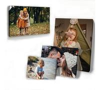 StickersWall Personalised Canvas Photo Canvas Custom Gifts Picture Frame Print Wall Art Gifts For Women A1 A2 A3 A4 (51x41cm (20x16in))