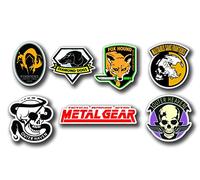 STICKERZZZ!!! Metal Gear, MSF , Diamond Dog ,Outer Heaven , Fox Hound - Set of 7 Large Stickers , Digitaly Printed on a ORAFOL media with size 54 x 40 cm
