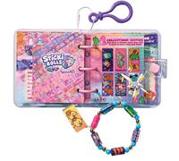 Sky Castle Sticki Rolls Sticki Book, Wearable & Shareable Sticker Bracelet, 120 Mini Stickers, Bracelet and Sticki Book, Assorted Colours and Styles, Packaging May Vary