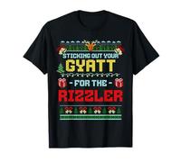 Sticking Out Your Gyatt For The Rizzler Christmas Brainrot T-Shirt